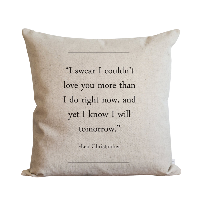 Book Collection_Leo Christopher Pillow Cover.