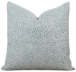 Aqua Dot Pillow Cover | Meredith