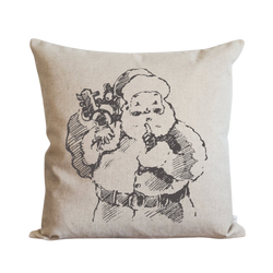 Santa {Style 3} Pillow Cover.