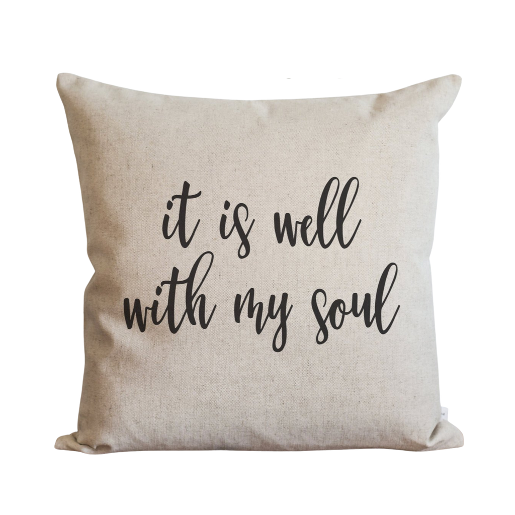 It is well with my sales soul pillow