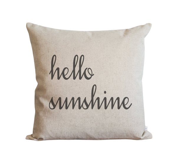 Hello Sunshine Pillow Cover.