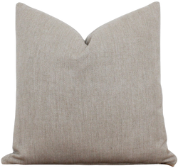 Beige Herringbone Pattern Pillow Cover | Talan