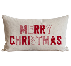 Merry Christmas_Red Pillow Cover.