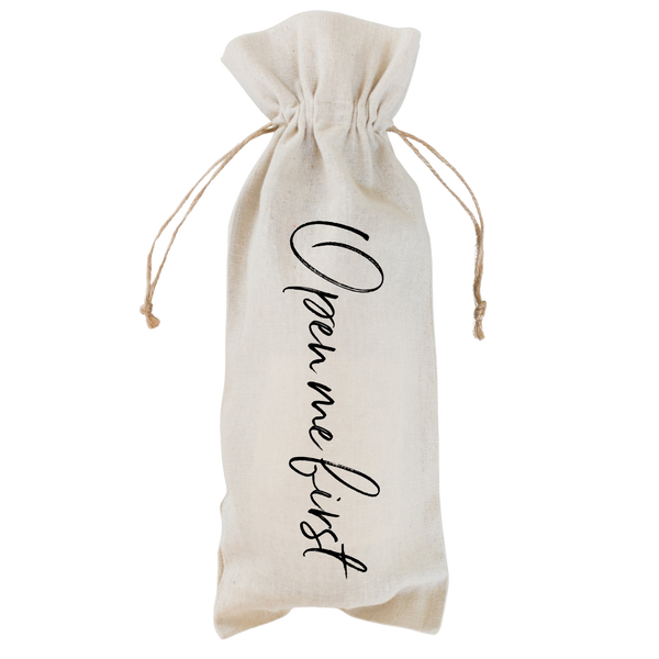 Open Me First Open Me First Wine Bag – Porter Lane Home