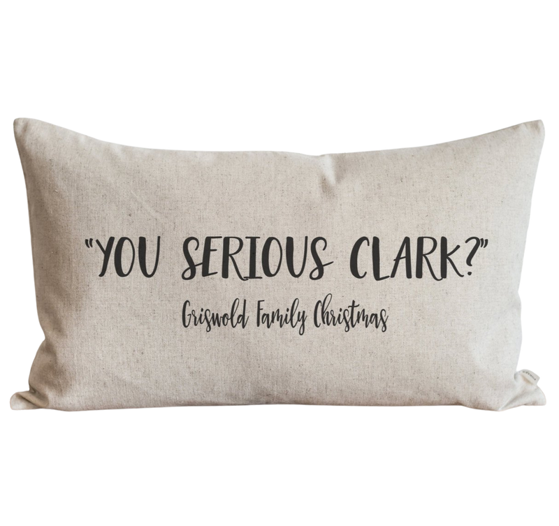 You Serious Clark Pillow Cover.