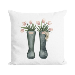 Tulip Boots Pillow Cover