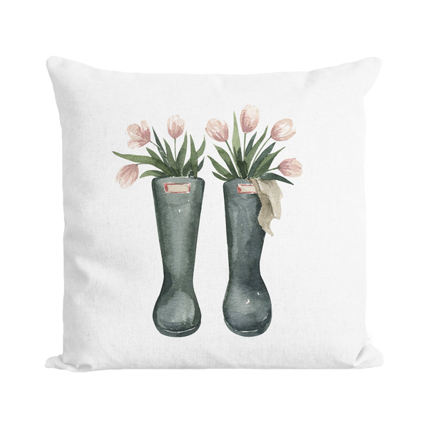Tulip Boots Pillow Cover