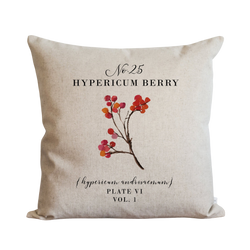 Hypericum Berry Pillow Cover.