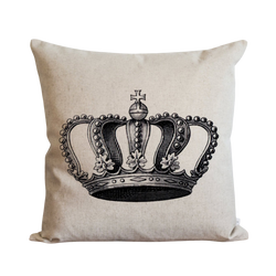 Crown Pillow Cover.