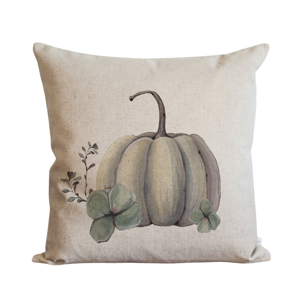 Watercolor Pumpkin Pillow Cover {Style 5}.