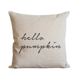 Hello Pumpkin Pillow Cover.