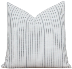 Black and White Stripe Outdoor Pillow Cover | Cole
