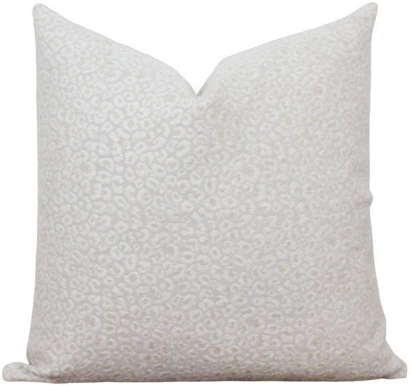 Cream Leopard Pillow Cover | Callie