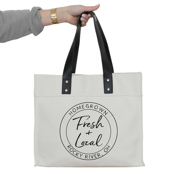Homegrown Custom City and State Market Tote