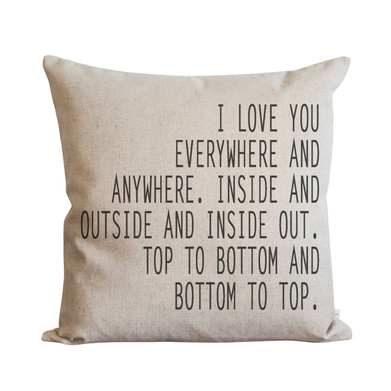 I Love You Everywhere Pillow Cover. Porter Lane Home