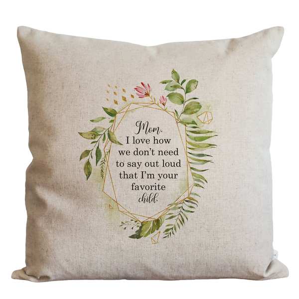 Favorite Child Pillow Cover