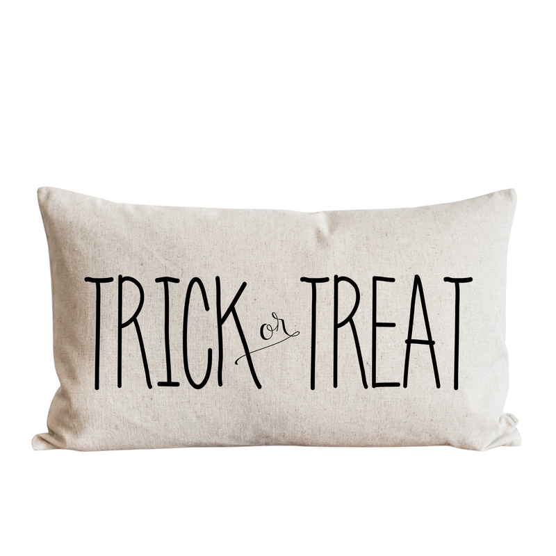Trick or Treat_caps Pillow Cover.