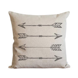 Arrows_Gray Pillow Cover.