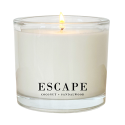 Escape | Coconut & Sandalwood Coconut Wax Candle