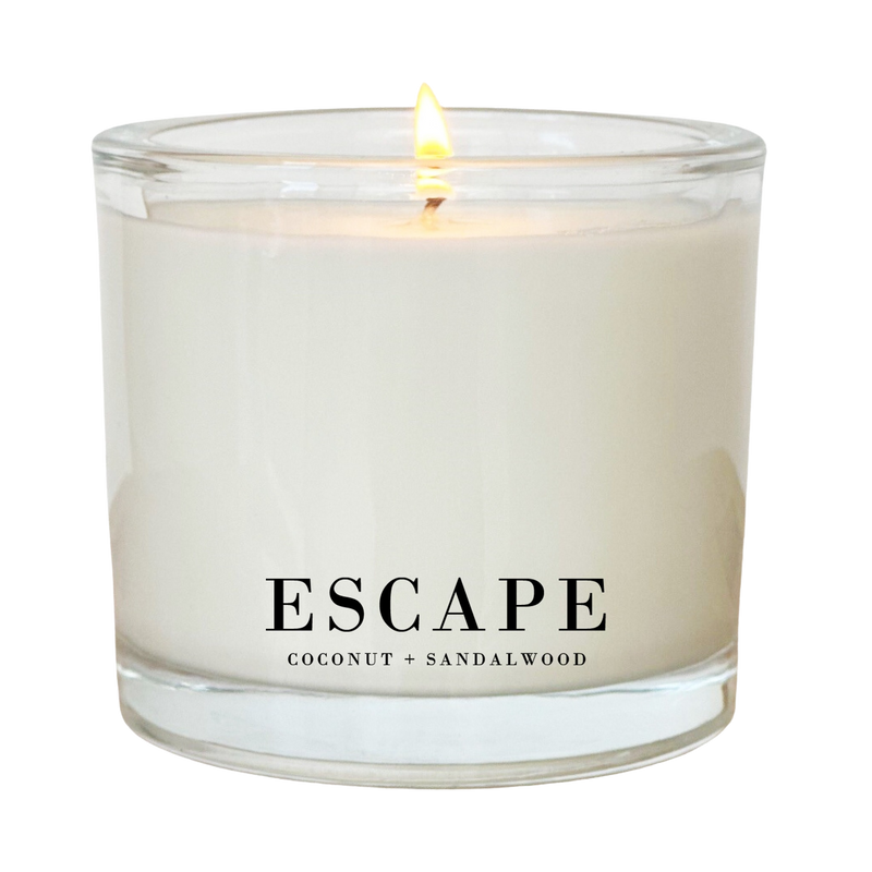 Escape | Coconut & Sandalwood Coconut Wax Candle
