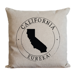 Custom State Emblem Pillow Cover