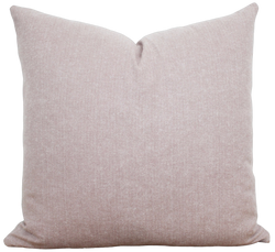 Blush Stripe Flannel Pillow Cover | Bianca