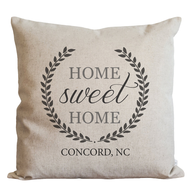 Custom Home Sweet Home Pillow Cover Porter Lane Home