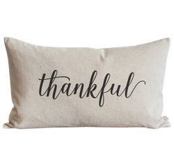 Thankful Pillow Cover {Style 2}.