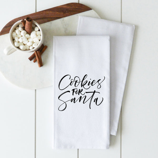 Cookies For Santa Tea Towel