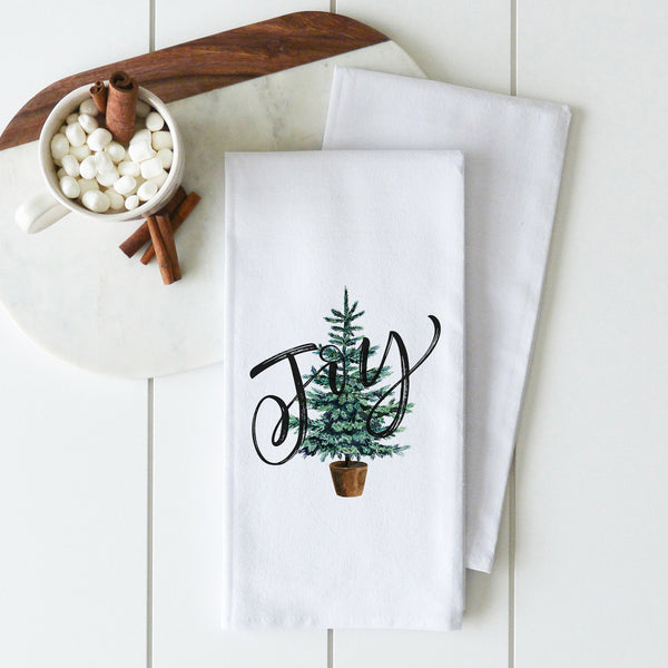 Joy Tree Tea Towel