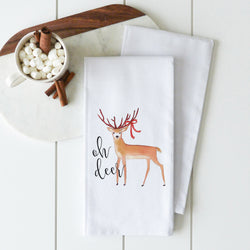 Oh Deer Tea Towel