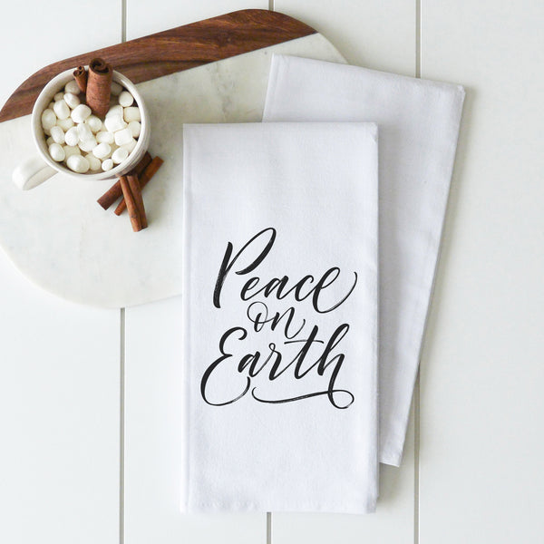 Peace On Earth Tea Towel