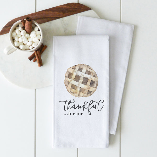 Thankful For Pie Tea Towel