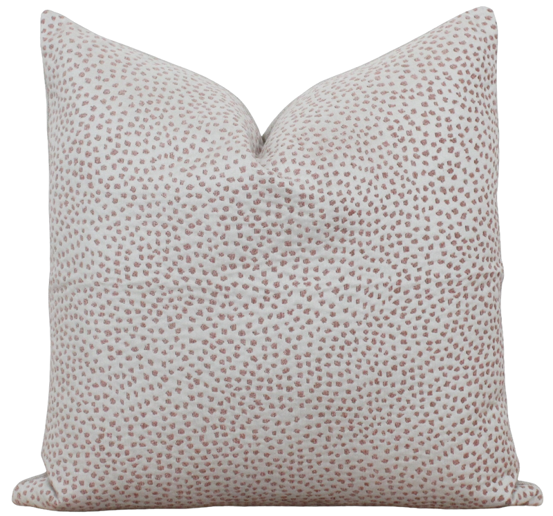 Pink Polka Dot Pillow Cover | Haley