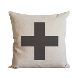 Swiss Cross Pillow Cover.