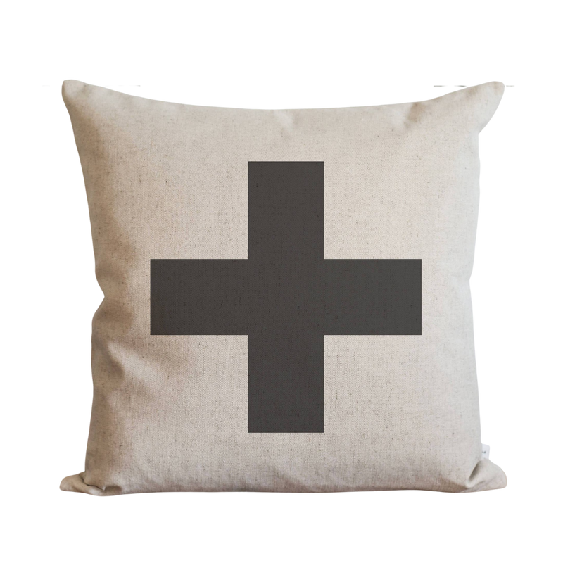 Swiss Cross Pillow Cover