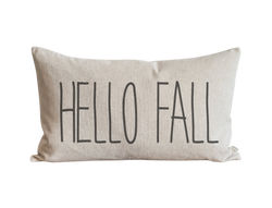 Hello Fall Pillow Cover.