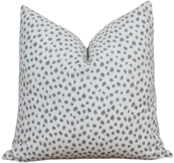 Gray and White Dot Pillow Cover | Mara