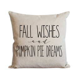 Fall Wishes Pillow Cover.