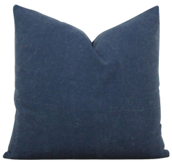 Dark Blue Pillow Cover | Parker Indigo