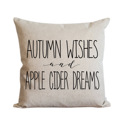 Autumn Wishes Pillow Cover.