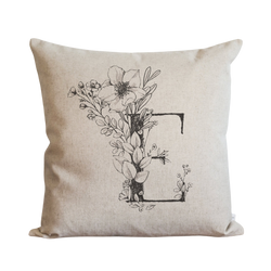 Monogram pillow cover sale