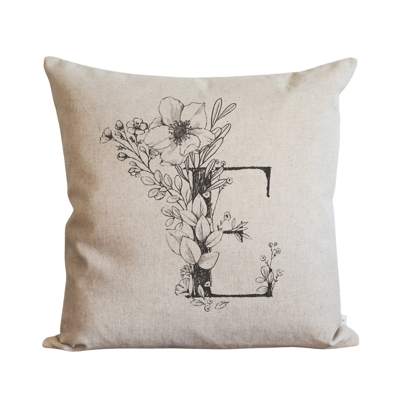 Personalized Monogram Pillow Cover. Porter Lane Home