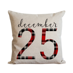 December 25 Pillow Cover.