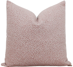 Pink and White Polka Dot Pillow Cover | Sutton