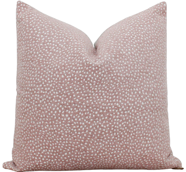 Pink and White Polka Dot Pillow Cover | Sutton