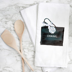 Designer Inspired Purse Tea Towel