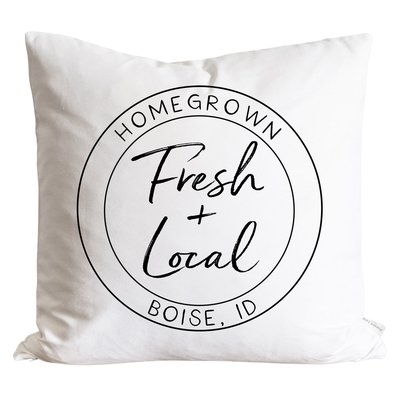 Homegrown Custom Location Pillow Cover