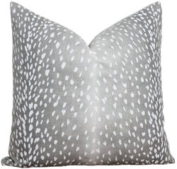 Antelope Pillow Cover Ash