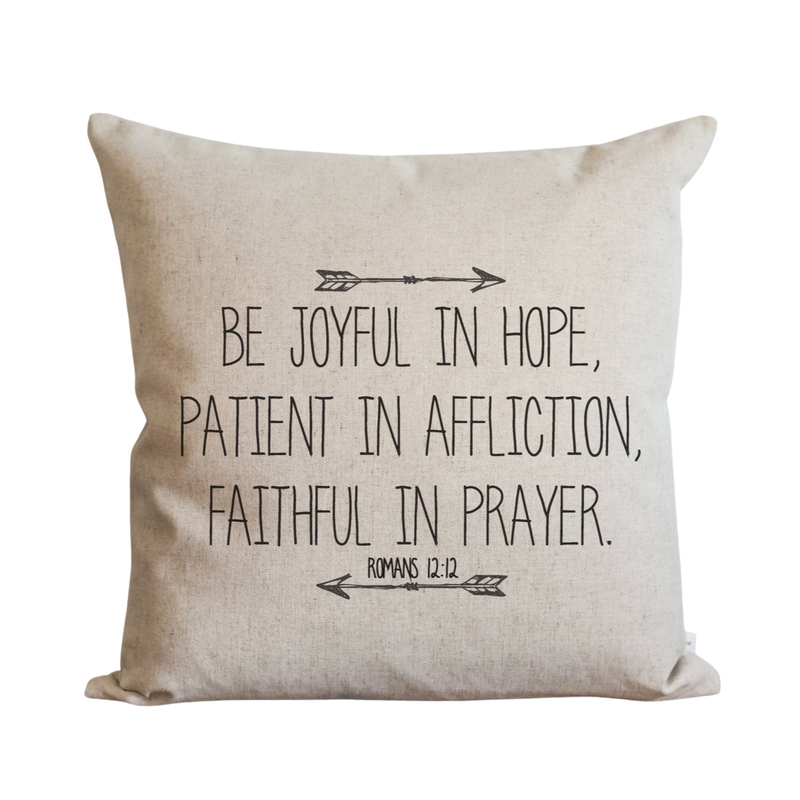 Be Joyful Pillow Cover.
